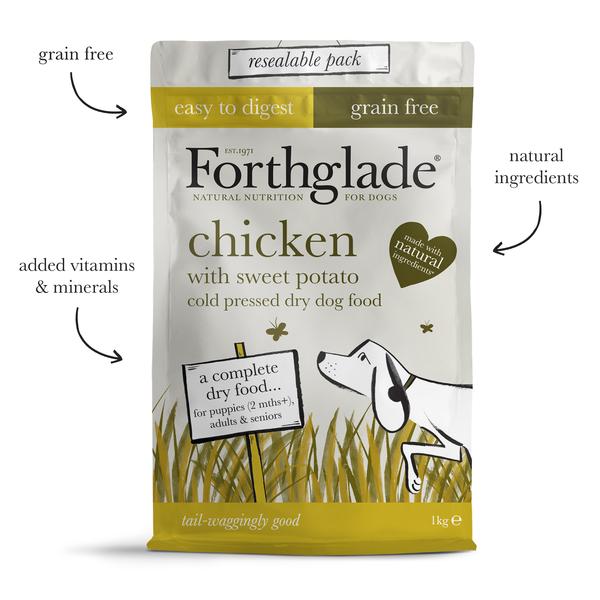 Chicken Grain Free Cold Pressed Natural Dry Dog Food