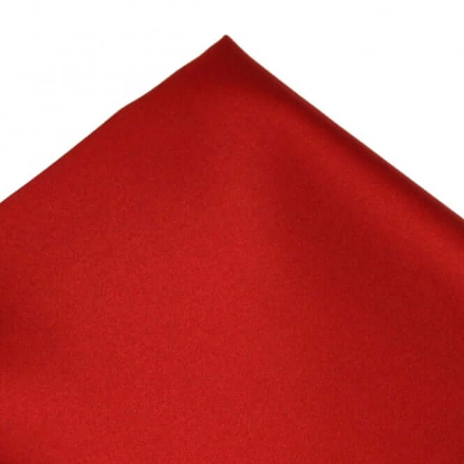 Plain Wine Red Pocket Square Handkerchief