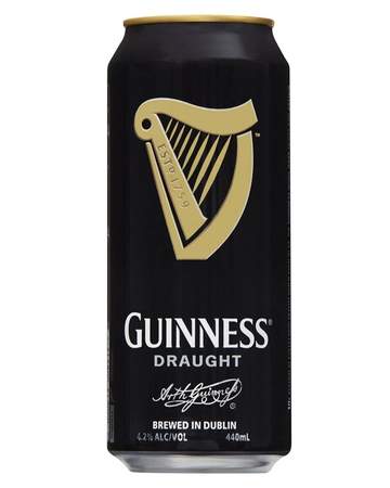 Guinness Draught Beer Can, 440 ml