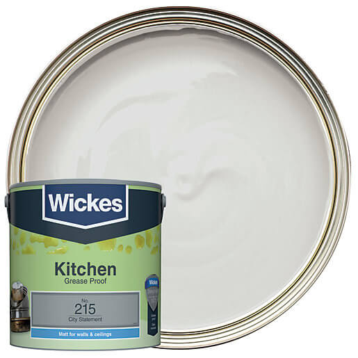 Wickes City Statement - No.215 Kitchen Matt Emulsion Paint - 2.5L | Wickes .co.uk