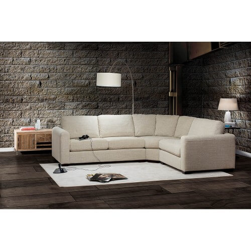 Casa Chicago Corner Fabric Sofa | Leekes