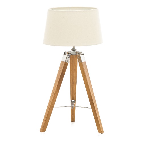 Casa Metro Tripod Table Lamp, Natural | Leekes