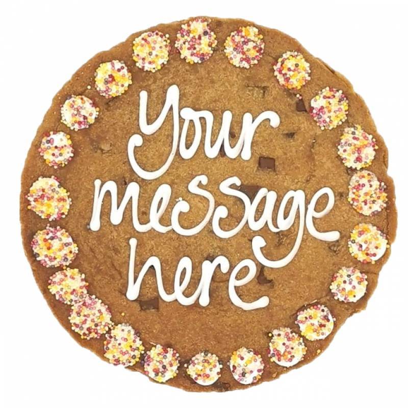 Personalised Giant Chocolate Chip Cookie 7 Inch