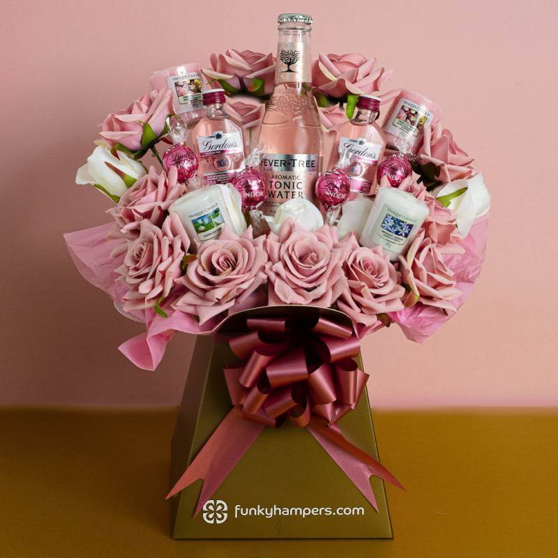 Pink Gin and Tonic, Lindor and Yankee Candle Bouquet