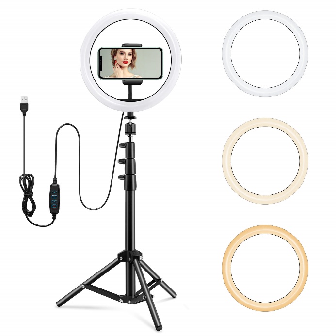 Ring Light with Phone Holder 9