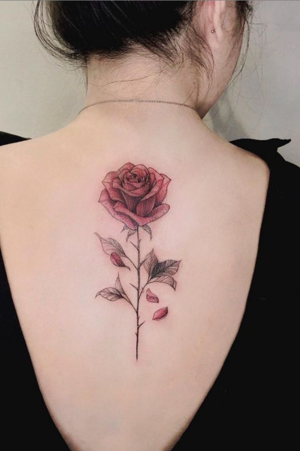 spine rose art 
