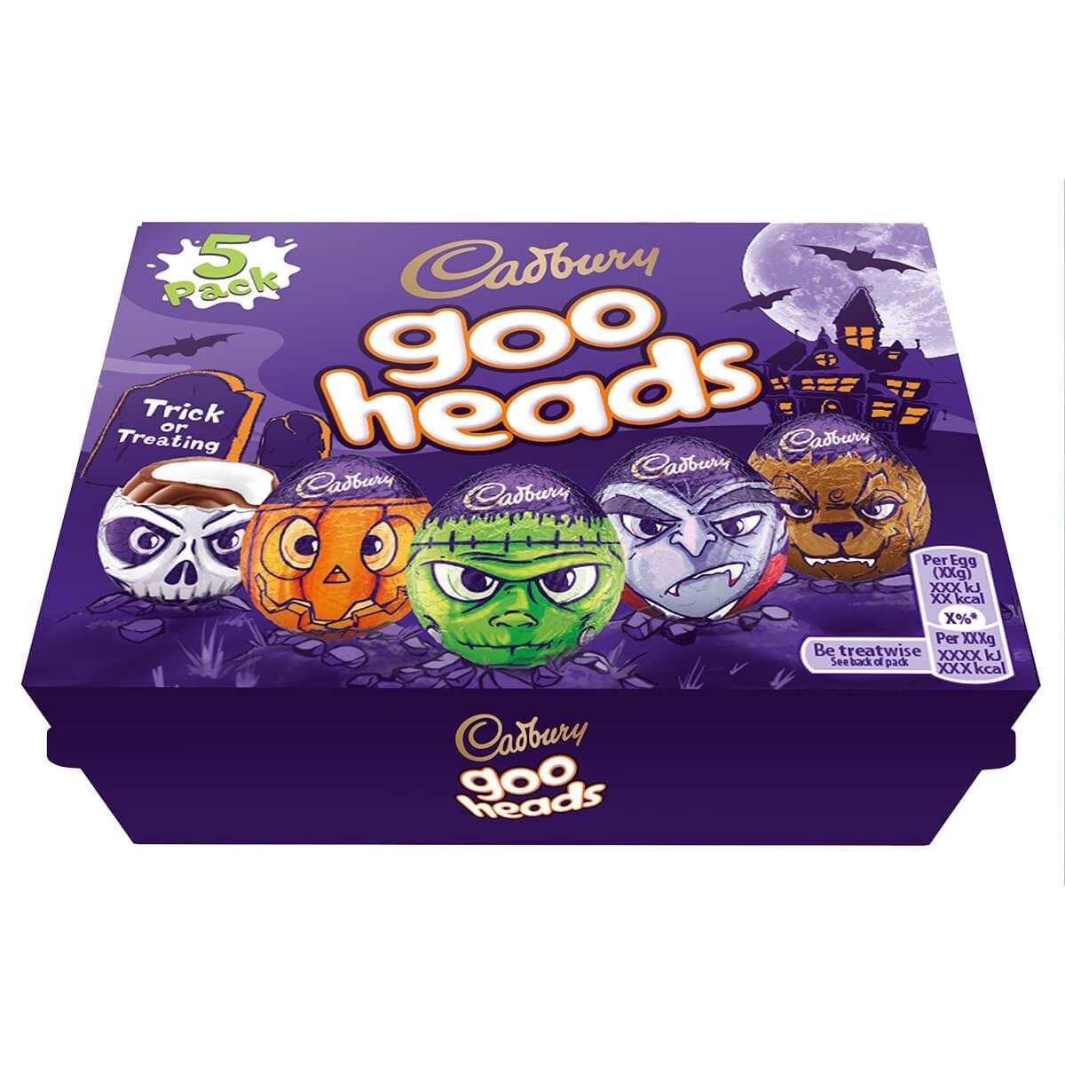 Cadbury Goo Heads Creme Eggs 5 Pack (200g)