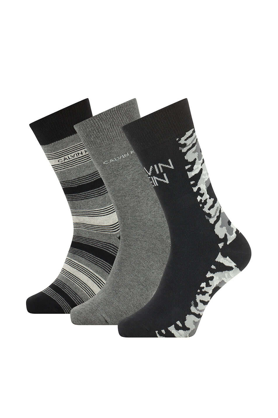 Calvin Klein 3 Pack Camo Crew Connor Men's Socks