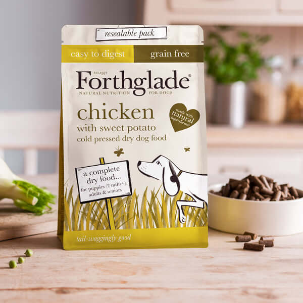 Chicken Grain Free Cold Pressed Natural Dry Dog Food