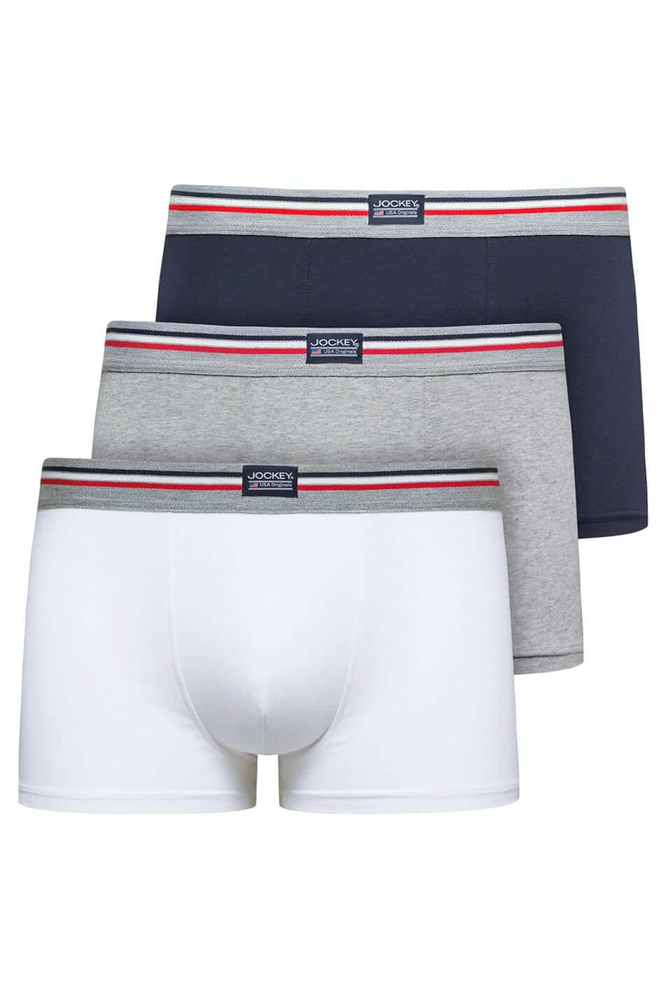 Jockey Cotton Stretch Men's Short Trunk 3-Pack