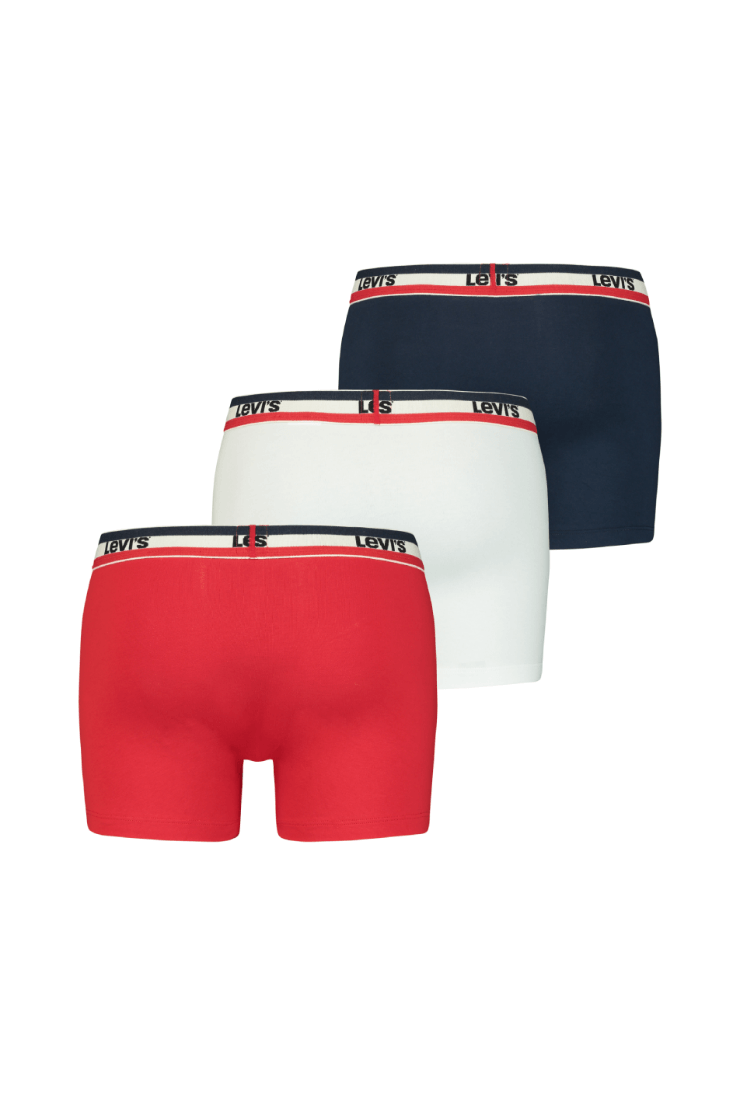 Levi's Men's 3 Pack Sportswear Logo Boxer Brief