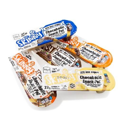 Skinny Chocaholic Snack Pot Variety Bundle - 5 x 22g - theskinnyfoodco