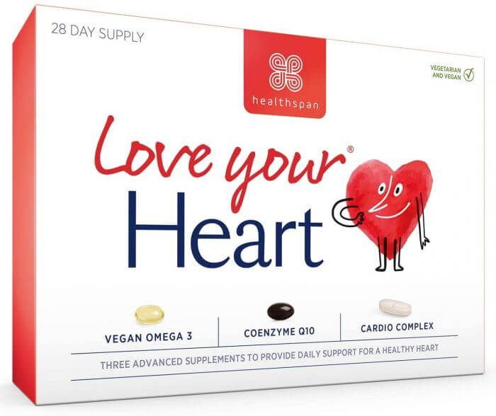 Healthspan Love Your Heart 28 Day Supply - 84 Capsules