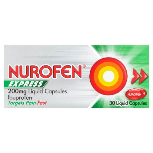 Nurofen Express 200mg Liquid Capsules - 30 Pack