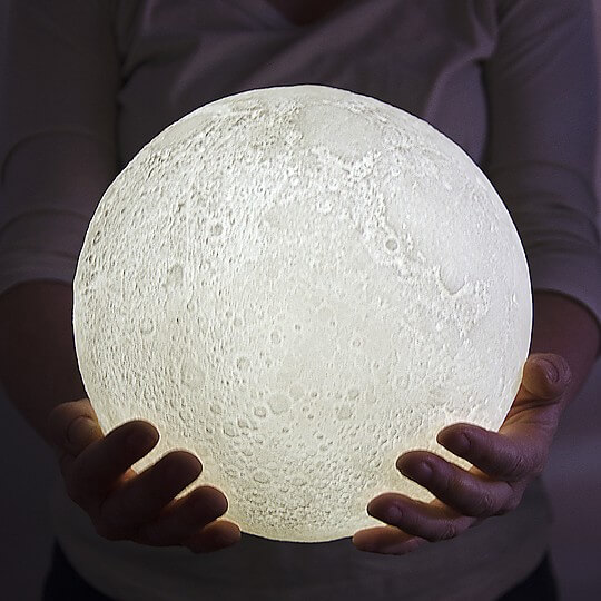 The moon lamp in giant size