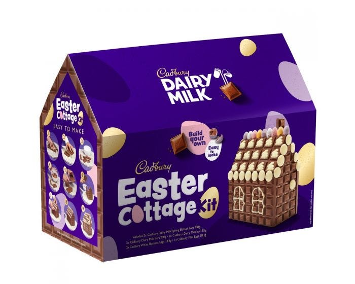 Cadbury Dairy MIlk Easter Cottage House Kit