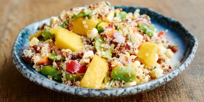 quinoa salad healthy food lunch dinner meal vegan