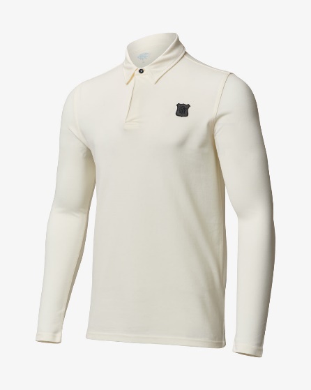 Men's Heritage Long Sleeve Polo - White