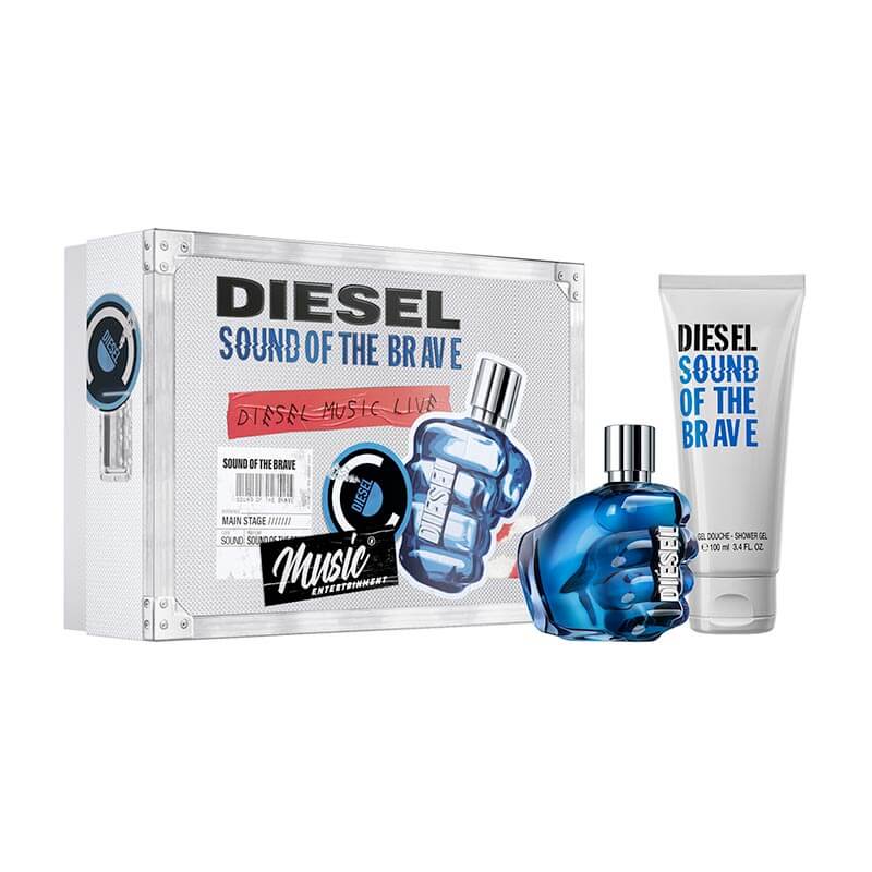 Diesel Sound Of The Brave Eau de Toilette Spray 50ml Gift Set