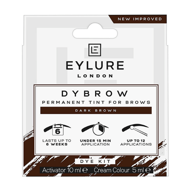 Eylure Pro Brow Dybrow Brown 10ml Activator 5ml Cream Colour