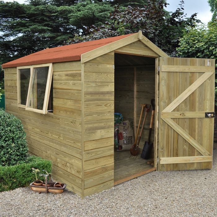 Hartwood 6' x 8' Premium Tongue & Groove Pressure Treated Apex Shed