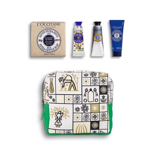 Image display 1/1 of product Shea Limited Edition Introductory Pouch |  L'Occitane en Provence