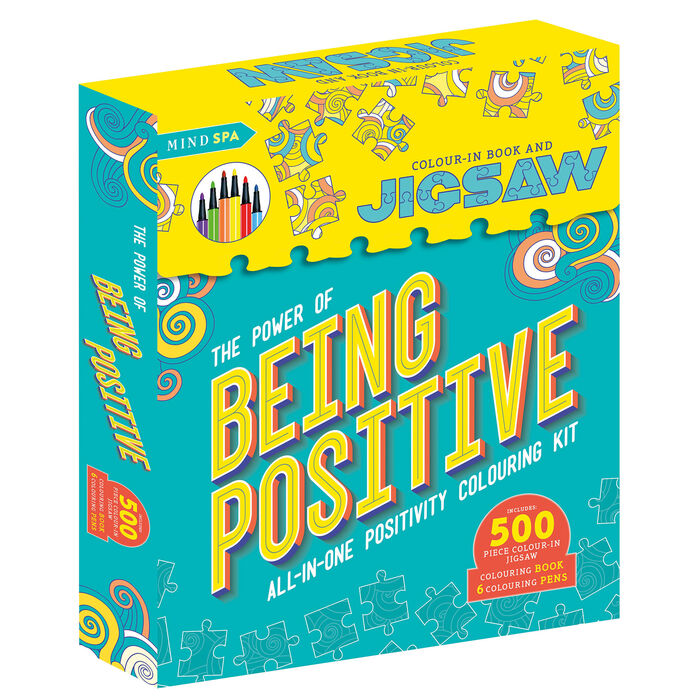 The Power Of Being Positive Colouring Book & Jigsaw