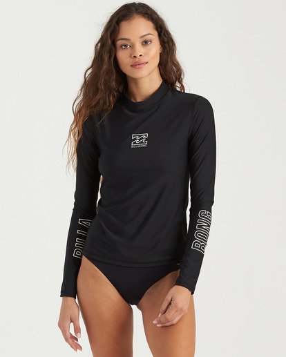 0 Sol Searcher Long Sleeve Rashguard Black XR013BSO Billabong