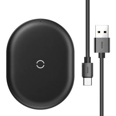 Baseus Cobble Wireless Charger 15W Black - Techhuset.se