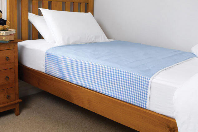 Brolly Sheets Washable Bed Pad Single | Blue | Pack of 1