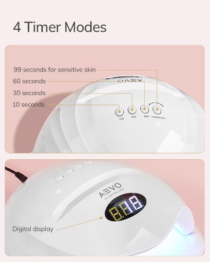 AEVO 48 W UV LED Nail Lamp 5