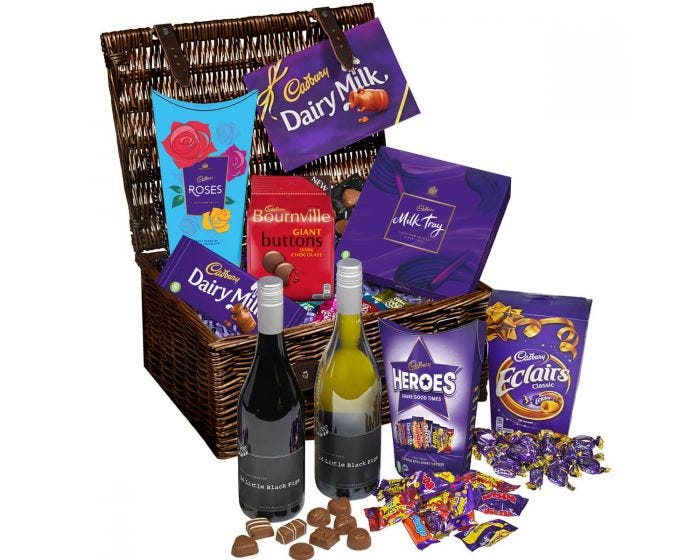 Cadbury Chocolate and Wines Hamper