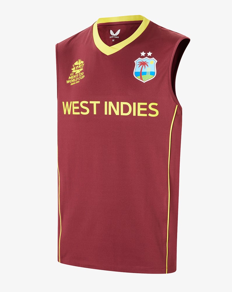 Maroon Windies T20 Long Sleeveless Pullover – Castore