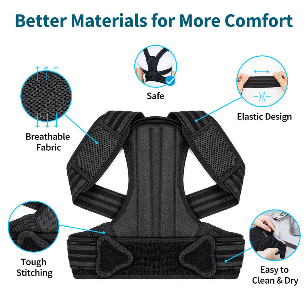 VOKKA Full Support Adjustable Posture Corrector for Men and Women 1 11