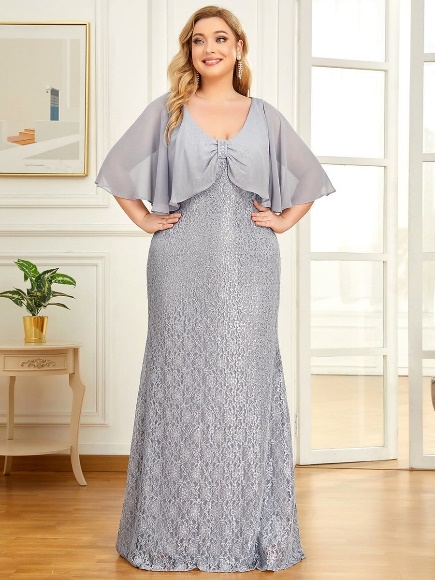 Ever-Pretty white bride's mother's dress
