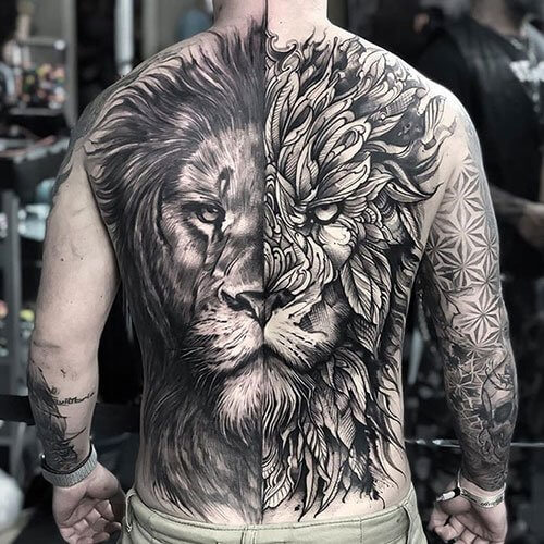 lion tattoo for men