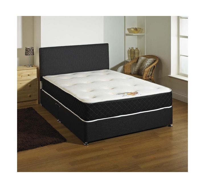 Kensington Black 1500 Pocket Sprung Memory Foam Mattress in all Sizes