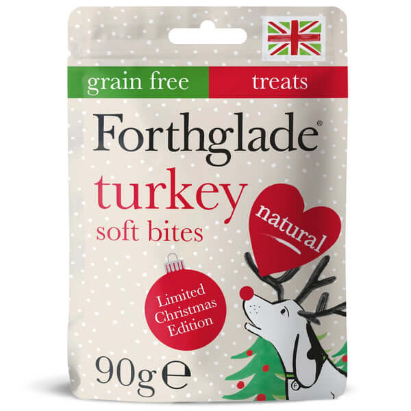 Limited Edition Natural Soft Bite Treats with Turkey & Cranberry (8 x 90g)