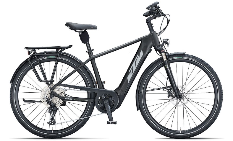 40923C - KTM Cento 11 Plus H (2021) - 28 Zoll 625Wh 11K Diamant - black matt (grey+green)