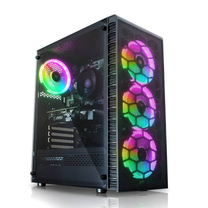 AWD Observatory Lite Mesh Ryzen 5 3600 Six Core 4.1GHz Radeon RX 6700XT 12GB Desktop PC for Gaming