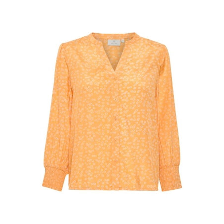 Kaffe Kasalli Printed Blouse Yellow 2