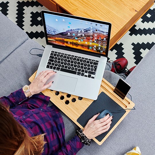 Tabulina Bamboo Laptop Table