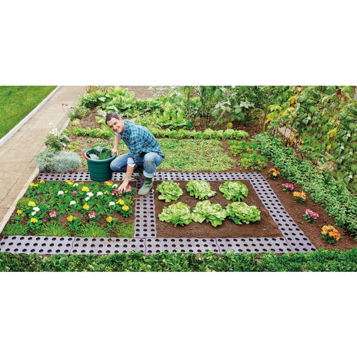 4 Set Maxi Garden Boards - Dark Brown