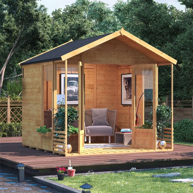 8x8 T&G Apex Summerhouse