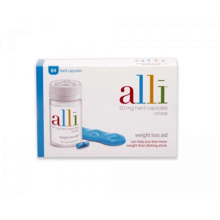 Alli Weight Loss Capsules 60mg 84 Capsules - 1 Pack