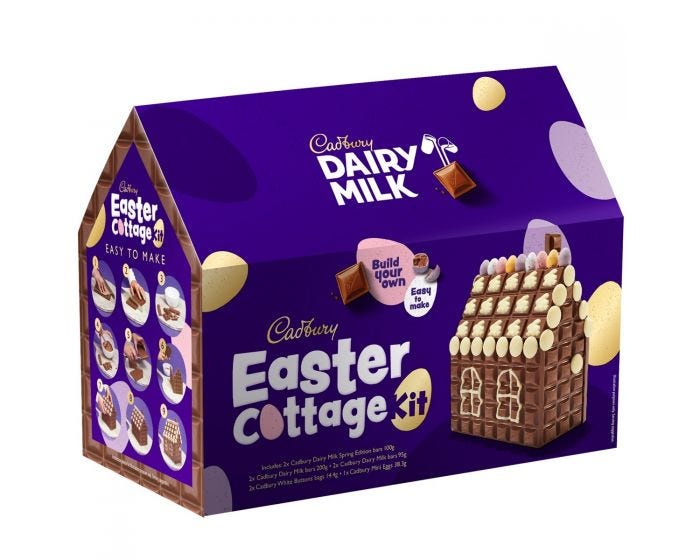 Cadbury Dairy MIlk Easter Cottage House Kit
