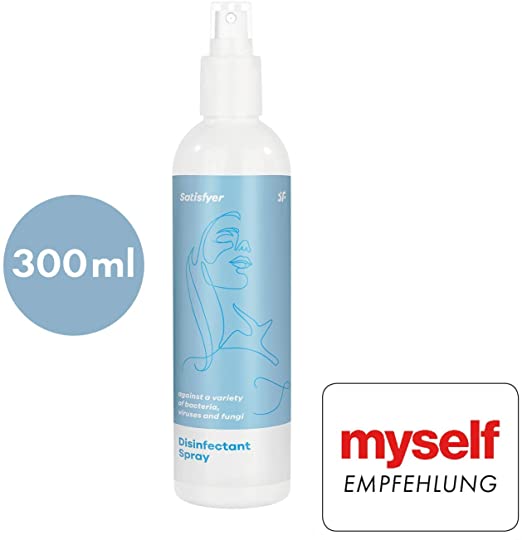 Satisfyer Women Disinfectant Spray | alcohol-free formula | for all  Satisfyers | gentle | 300ml : Amazon.co.uk: Health & Personal Care