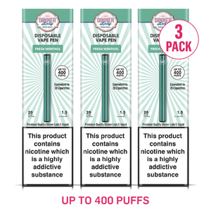 Three Pack - Dinner Lady Fresh Menthol Disposable Vape Pen
