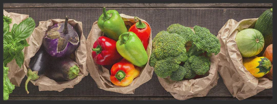A group of vegetables in a bag Description automatically generated