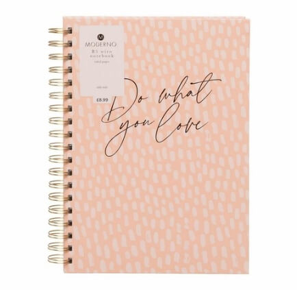 WHSmith Moderno B5 Wiro Notebook